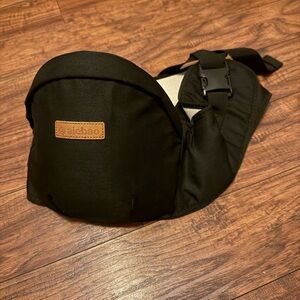 Aiebao Black Toddler Child Hip Carrier Belt Bag